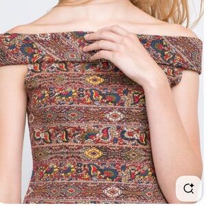 Aztec small mini dress